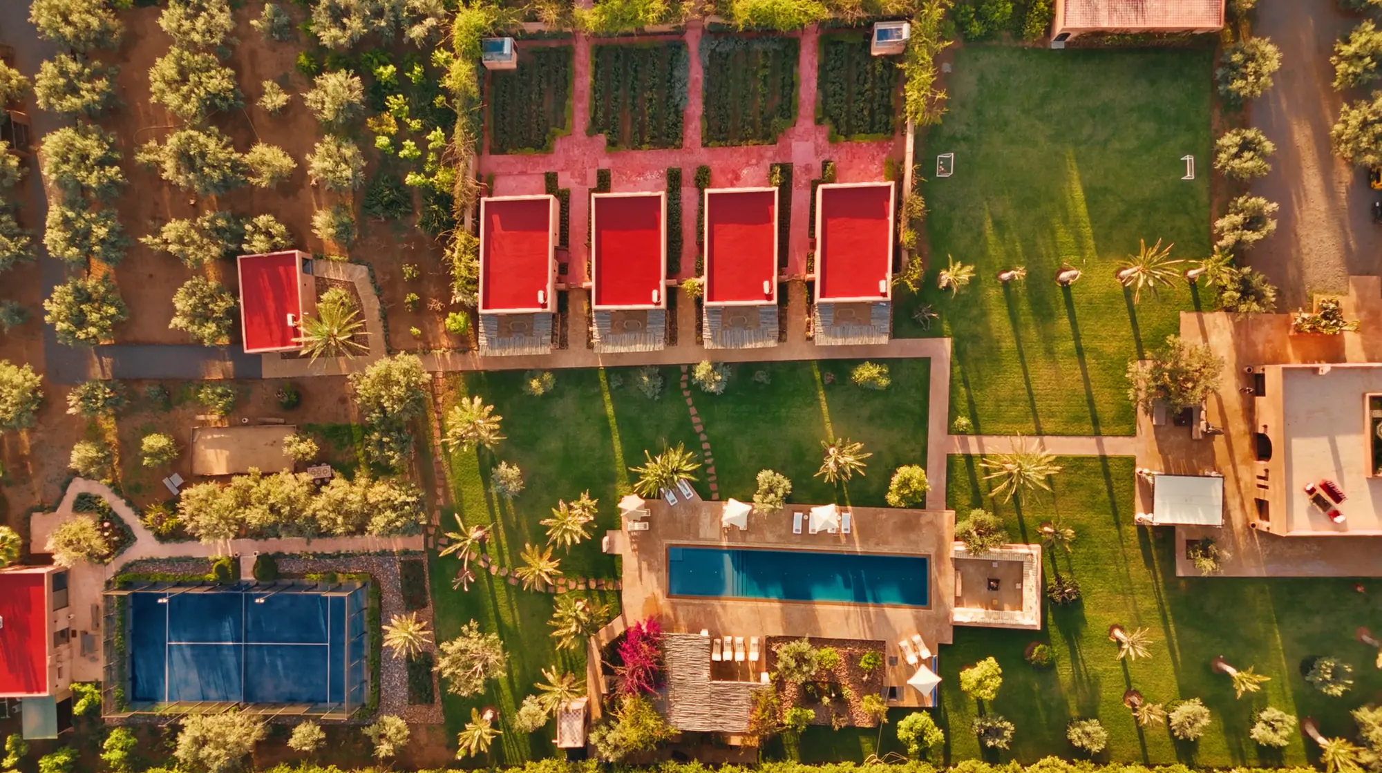 Villa Yemna estate with gardens and private spaces near Marrakech